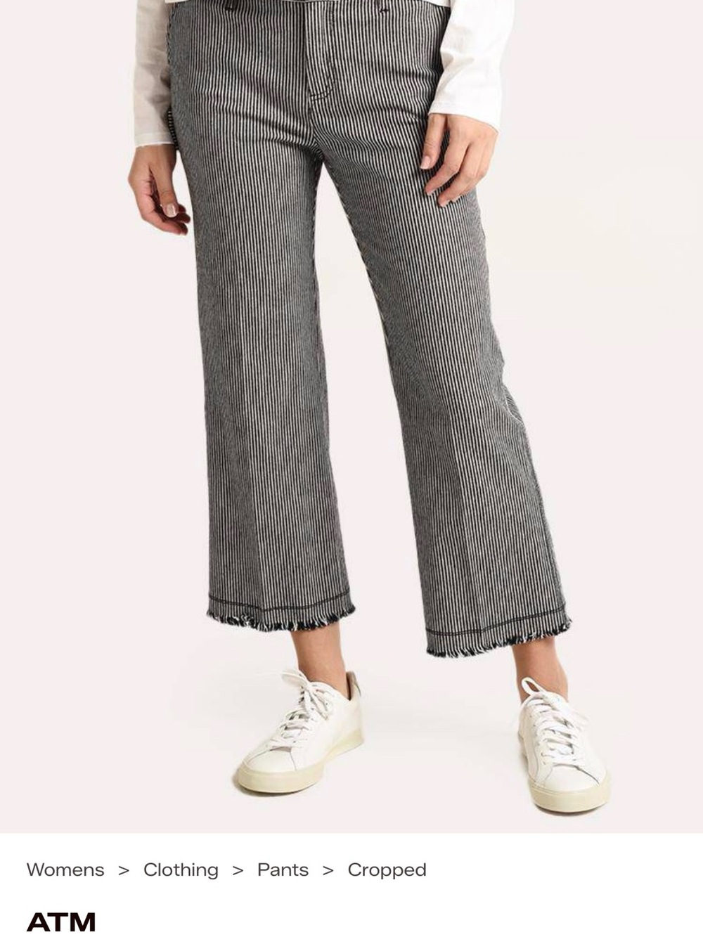 ATM Anthony Thomas Melillo Women's Railroad Stripe Pant